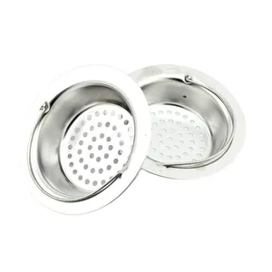 Durable stainless steel kitchen sink strainer drain filter basket with lifting handle