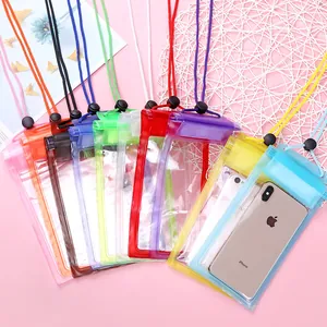 Universal PVC Wasserdichte Handytasche Transparente Touchscreen-Tasche Mit Umhängeband Zum Schwimmen Strand Drift Wassersport