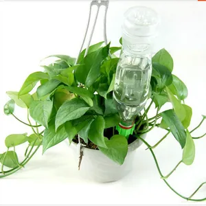 Picchetto per irrigazione automatica di piante con bottiglia di plastica riciclata.