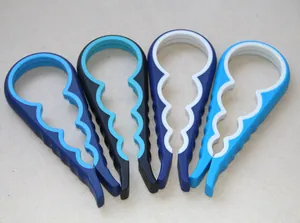 4-in-1 arbeidsbesparende flesopener voor potten en deksels in vier kleuren