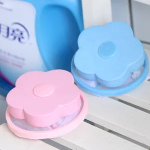 Sac en Filet Flottant pour Machine à Laver en Forme de Fleur Filtre d'Élimination des Cheveux Collecteur de Débris de Blanchisserie Outil de Nettoyage