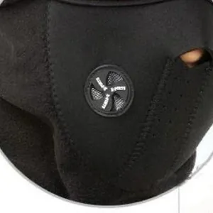 Masque facial de cyclisme thermique coupe-vent avec valve respiratoire intégrée