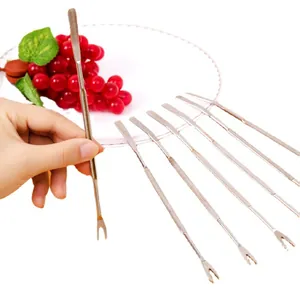 Set d'outils de cueillette de noix et d'aiguilles de crabe en acier inoxydable pour cuisine