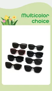 Collection of children's fashion sunglasses in various colors for outdoor outings