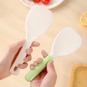 Non-stick food-grade PP plastic rice paddles for home kitchen use and rice cookers