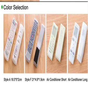 Λεπτομερής προβολή διαφόρων μεγεθών για θήκες προστασίας σιλικόνης τηλεχειριστηρίου