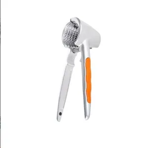 Funnel-shaped aluminum alloy nutcracker with dual-mouth design and ergonomic handle