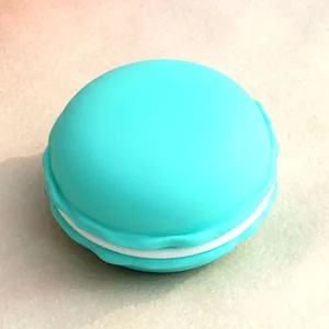 Portable Macaron Shape Jewelry Box Plastic Creative Storage Case For Earrings Necklace Ring Mini Travel Jewelry Organizer