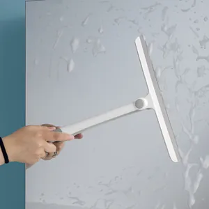 Limpiacristales giratorio en forma de T para limpiar espuma del espejo del baño