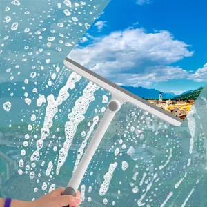 Limpiacristales giratorio en forma de T para la limpieza de ventanas y baños domésticos