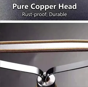Portable manual lint remover with pure copper head and wooden handle for fabric
