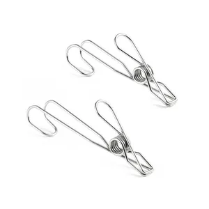 Molle per bucato in acciaio inox con ganci per un'asciugatura versatile in casa