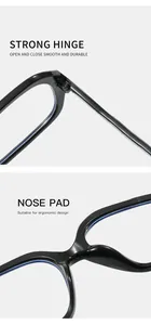 Close-up of durable metal hinge and ergonomic nose pad design on stylish polygon frames