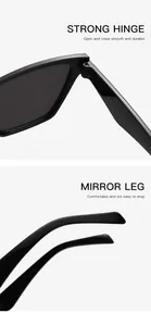 Vue détaillée des charnières durables et des branches confortables de lunettes œil-de-chat.