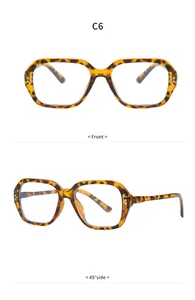 Multiple angles showing front and side views of vintage tortoiseshell blue light glasses