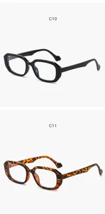 Detail view showing retro black and tortoiseshell rectangular spectacle frames set
