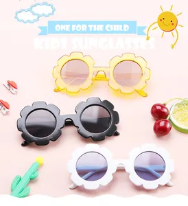 Süße Blumen-Sonnenbrille für Kinder in verschiedenen Farben mit UV400-Schutz für Mädchen