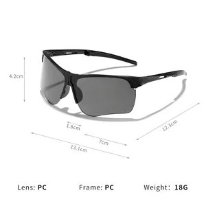 Professional kids foldable sports sunglasses for outdoor cycling and windproof protection
