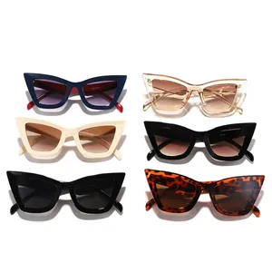 Lunettes de soleil œil de chat élégantes pour femmes en plusieurs couleurs