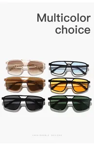 Übersicht über farbenfrohe hohle Pilotenbrillen für Damen und Herren im Outdoor-Stil