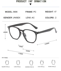 Macro view of black retro eyewear with detailed lens and frame dimensions for sizing.
