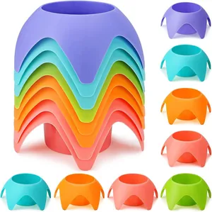 Portable Plastic Beach Cup Holder Stable Sand Coaster For Drinks Phones Sunglasses Summer Outdoor Vacation Accessories