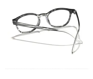 Lunettes carrées gris clair anti-lumière bleue pour hommes et femmes