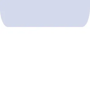 Top view of a minimalist Japanese white and blue portable pill cutter and splitter