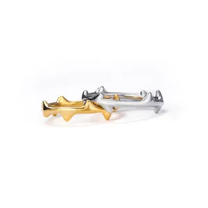 Hochwertige Edelstahl-Dornenrebenringe im Streetstyle in Gold- und Silberoptik