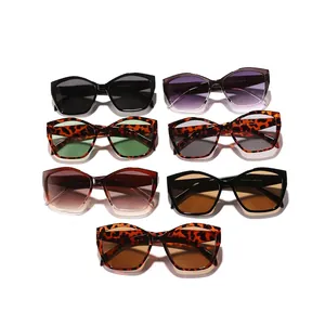 Stijlvolle cat-eye zonnebril voor dames set met diverse monturen en UV400-glazen.