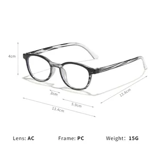 Lunettes carrées anti-lumière bleue unisexes avec monture en PC et verres en AC robustes