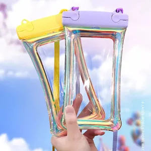 Holographische Laser-TPU-wasserdichte Handytasche zum Schwimmen und Tauchen im Freien