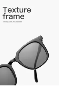 Gros plan détaillé de lunettes de soleil carrées rétro avec rivets métalliques élégants