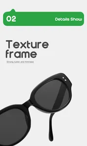 Vue détaillée de la monture noire texturée des lunettes de soleil vintage pour enfants