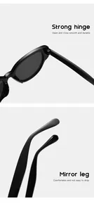 Détails des charnières solides et des branches confortables des lunettes de soleil enfant
