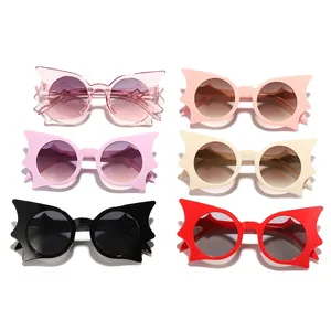 Lustige Fledermaus-Sonnenbrille für Kinder in verschiedenen Farben für Party und Hip-Hop