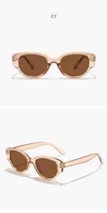 Détail de lunettes de soleil œil de chat pour enfants avec protection UV400
