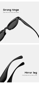 Detailed macro view of strong durable hinges and comfortable mirror legs on kids sunglasses