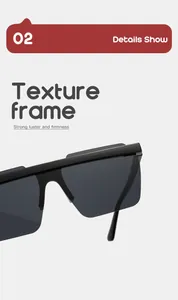 Detailed view of kids' retro flat-top sunglasses showing high-gloss texture frames