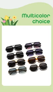 Collection of stylish children's pilot sunglasses in multiple colors and frame designs