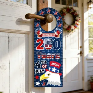 Accroche-porte décoratif pour le 250e anniversaire de l'indépendance des États-Unis
