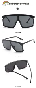 Multiple display angles of black integrated fashion sports sunglasses for children with UV shield