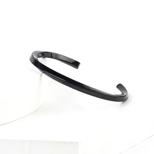 Brazalete Abierto de Acero Inoxidable Minimalista para Hombre Mujer Pareja Diseño Trenzado Pulsera Mobius Oro Rosa Negro Acero