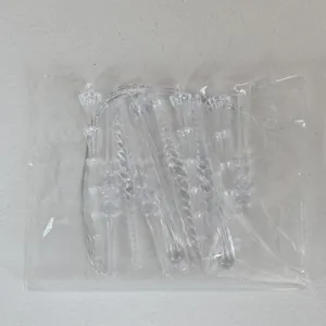 Lot de décorations de Noël en forme de glaçons en acrylique transparent