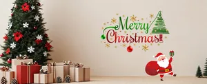 Cozy Christmas scene featuring a luxury green flocked tree with warm lights and gifts