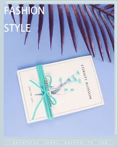 Türkise koreanische Samtschnur für dekorative Geschenkkarten DIY Bastelzubehör