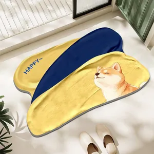 Tappetino da bagno in terra di diatomee assorbente e antiscivolo Shiba Inu