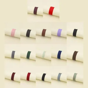 Assorted multi-color 3-strand braided PU leather cords for DIY lanyards and bag charms
