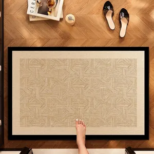 Retro Kieselgur Badematte Für Badezimmer Eingang Rutschfeste Absorbierende Bodenmatte Weicher Teppich Für Flur Home Decor