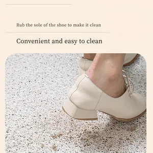 Vintage style entrance silk loop mat with anti-slip texture and durable design